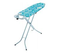Vileda – Tabla de planchar plegable Universal, pequeña y estable, 110x30 cm, altura 75–91 cm, azul