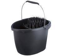 Vileda Wring & Go - Cubo Patentado para un escurrido más fácil, Color Gris, 48 x 29 x 39 cm