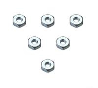 Vilgftyiet 5 tuercas de barra guía de motosierra M8, tuerca hexagonal de acero de 19 mm compatible con MS170 MS180 MS210, sustituye a 0000 955 0801, piezas de repuesto resistentes para mantenimiento