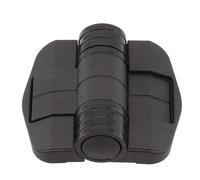 Vilgftyiet Bisagra de control de posición con topes de ángulo fijo de 80°/115°/150°, gabinete de plástico negro y bisagra de puerta de escaparate compatible con modelos C6-25 y C6-5