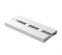 Vilgftyiet Estante para copas de vino debajo del gabinete, soporte de plástico negro para 3-6 vasos, colgador de secado boca abajo para base de vidrio de 3 cm a 10 cm (blanco)