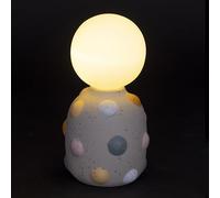 Villa d'Este Home Tivoli 1996 Lámpara globo LED a pilas de gresh. 18 cm, base de lunares