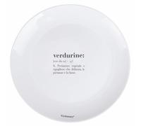 Villa d'Este Home Tivoli 1996 Victionary Verdurine - Juego de 6 platos llanos redondos de 27 cm de vidrio opalino