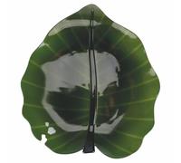 Villa d'Este Home Tivoli 2032 Plato hoja l. 28 cm, verde, La Cucina