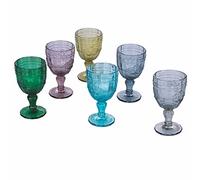 Villa D'Este Home Tivoli 2191709 Syrah - Juego de 6 copas de vino, multicolor