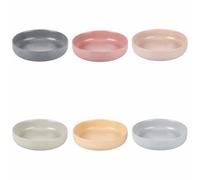 Villa d'Este Home Tivoli Berlin - Juego de 6 platos hondos de gres, efecto piedra, color mate