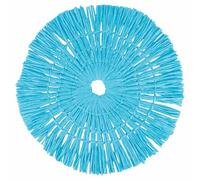Villa d'Este Home Tivoli Juego de 6 manteles Individuales Redondos Trenzados, 38 cm, de Papel, Rueda de la Fortuna