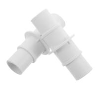 VILLCASE 2 Piezas Conector de Manguera de Piscina Sbr Blanco | Adaptador de 1-1/4 y 1-1/2 Pulgadas, Conexión Flexible Estanca, para Limpieza de Piscina Elevada y Enterrada
