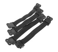 VILLCASE 4 Piezas Correa Elástica para Silla de Oficina, Repuesto Negro | Poliéster Resistente, Tamaño 27x3,8x1,8cm, Apoyo DIY para Respaldo y Uso Diario