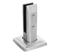 VILLCASE Abrazadera para Barandilla de Vidrio de Acero Inoxidable Ajustable para Piscina, Soporte Resistente y Versátil para Entornos Exteriores de Piscina