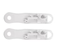 VILLCASE Cortadora Multifunción de Judías y Verduras de Plástico Blanco, 2 Piezas, para Pelar y Cortar en Tiras, Adecuado para Cocina Doméstica y Profesional