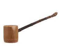 VILLCASE Cucharón de Agua de Bambú Natural Larga Manija para Ceremonia del Té Camping y Cocina Japonesa Múltiples Usos Seguro