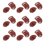 VILLCASE Kit de 30 Ruedas Silenciosas Herrajes de Plástico y Metal para Deslizamiento Suave para Puertas Corredizas de Armario en Muebles y Closets