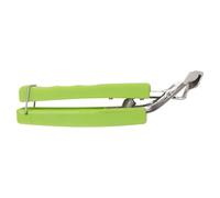 VILLCASE Pinza para Platos Calientes Diseño Ergonómico y Antideslizante, Material Acero Inoxidable y Plástico, Adecuado para Cocina y Levantar Recipientes del Microondas