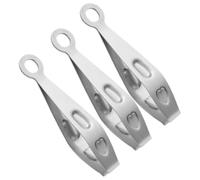 VILLCASE Pinzas Pack de 3 Unidades de Acero Inoxidable para Extracción Rápida de Pelo en Animales y Aves para Cocina y Multiusos