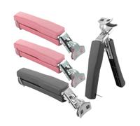 VILLCASE Pinzas Versátil Acero Calientes de Inoxidable Platos al y Plástico PP, 4 Piezas, Herramienta Antiescaldaduras para Cocina Aire Libre y Camping