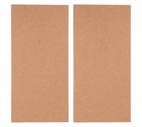 VILLCASE Tablero de Corcho Autoadhesivo Rectangular Paquete de 2 Piezas Flexible y Decorativo sin Marco para Pared Adecuado para Cocinas