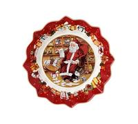 Villeroy & Boch 14-8332-3635 Plato para Galletas, 0.43 litros, Porcelain, carbón, 25X25X4CM