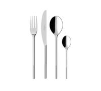 Villeroy & Boch - Afina set de cubiertos, 24 piezas, dimensiones: aprox. 44 x 29 x 6,5 cm, apta para lavavajillas, cubiertos de acero inoxidable pulido de alto brillo