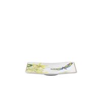 Villeroy & Boch Amazonia - Plato de café (14 x 11 cm), diseño de Mariposa, Color Blanco