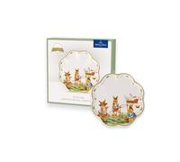 Villeroy & Boch - Annual Easter Edition plato de Pascua 2026 multicolor, plato de Pascua de porcelana Premium con detalles dorados, decoración, pieza de coleccionista