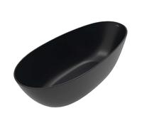 Villeroy & Boch Antao - Bañera independiente 170x75 cm, SilentFlow, Quaryl, Pure Black UBQ170TAO7TV-R7