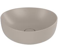 Villeroy & Boch Antao lavabo 40x39.5 cm sobre encimera marrón/beige mate 4A7240AM