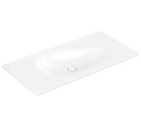 Villeroy & Boch Antao - Lavabo de mueble 100x50 cm, sin rebosadero, sin orificio para grifo, CeramicPlus,blanco alpino 4A76A3R1