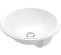 Villeroy & Boch Architectura lavabo 40x40 cm circular bajo encimera blanco brillante 5A754501