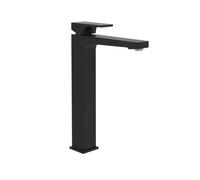 Villeroy & Boch Architectura Square - Grifo de lavabo con desagüe Push-Open, AquaSmart, negro mate TVW125002000K5
