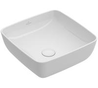 Villeroy & Boch Artis lavabo 41x41 cm cuadrada sobre encimera blanco brillante 41784101