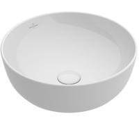 Villeroy & Boch Artis lavabo 43x43 cm circular sobre encimera blanco brillante 41794301