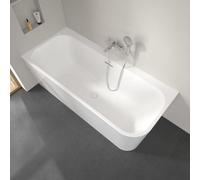 Villeroy & Boch, bañera encastrada Taro, con panel frontal, 170 x 75 cm, para instalación en esquina, lado izquierdo