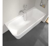 Villeroy & Boch, bañera encastrada Taro, con panel frontal, de 180 x 80 cm, para instalación en esquina, lado derecho