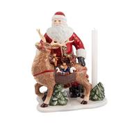 Villeroy & Boch Candelabro Christmas Toys Memory 35 cm Papá Noel con renos