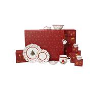 Villeroy & Boch - Christmas Toy's Memory Calendario de Adviento 2025 Colorido, Adorno de Navidad, vajilla, Calendario de Adviento con 24 Puertas, decoración navideña, Porcelana Premium