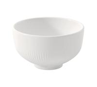Villeroy & Boch Cuenco Afina Ø11 cm Blanco — diseño en relieve, apto lavavajillas y microondas