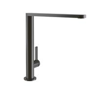 Villeroy & Boch Finera grifo de cocina, altura de salida 251 mm - Antracita | Grifo de cocina de alta presión, mezclador de fregadero con cartucho cerámico y giro de 360°, fácil instalación, 92700005