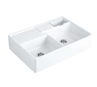 Villeroy & Boch Double-Bowl fregadero de cerámica 89.5x63 cm blanco 632392R1