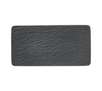 Villeroy & Boch Fuente de servir Manufacture Rock 18x35 cm negro