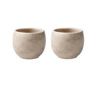 like. by Villeroy & Boch Perlemor Home set huevera Sand, 2 piezas 5,5 x 4,5 cm