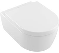 Villeroy & Boch, inodoro de pared con descarga profunda Avento, sistema DirectFlush, pack combinado