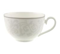Villeroy & Boch, juego de 6 tazas de desayuno "Gray Pearl", porcelana de hueso de alta calidad, color blanco, referencia 1043921240