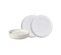 Villeroy & Boch Juego de vajilla Crafted cotton. 4-pack Blanco