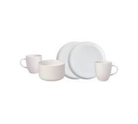 Villeroy & Boch Juego de vajilla Crafted cotton. 6-pack Blanco