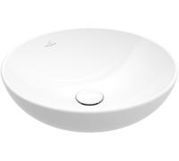 Villeroy & Boch Loop & Friends lavabo 38x38 cm circular sobre encimera blanco brillante 4A4500R1
