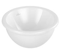 Villeroy & Boch Loop & Friends lavabo 39x39 cm circular empotrado blanco brillante 4A590001