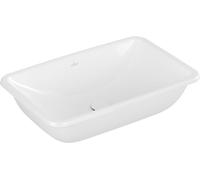 Villeroy & Boch Loop & Friends lavabo 61.5x38 cm rectangular bajo encimera blanco brillante 4A5800R1