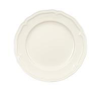 Villeroy & Boch Manoir Plato para desayuno o postres, 21 cm, Porcelana Premium, Blanco