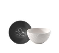 Villeroy & Boch Manufacture Mickey Mouse Juego de 2 Tazones de Porcelana